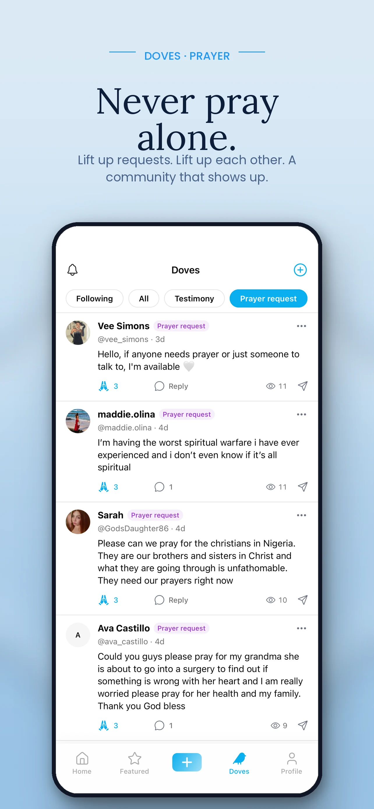 theWell Christian Social Media screenshot