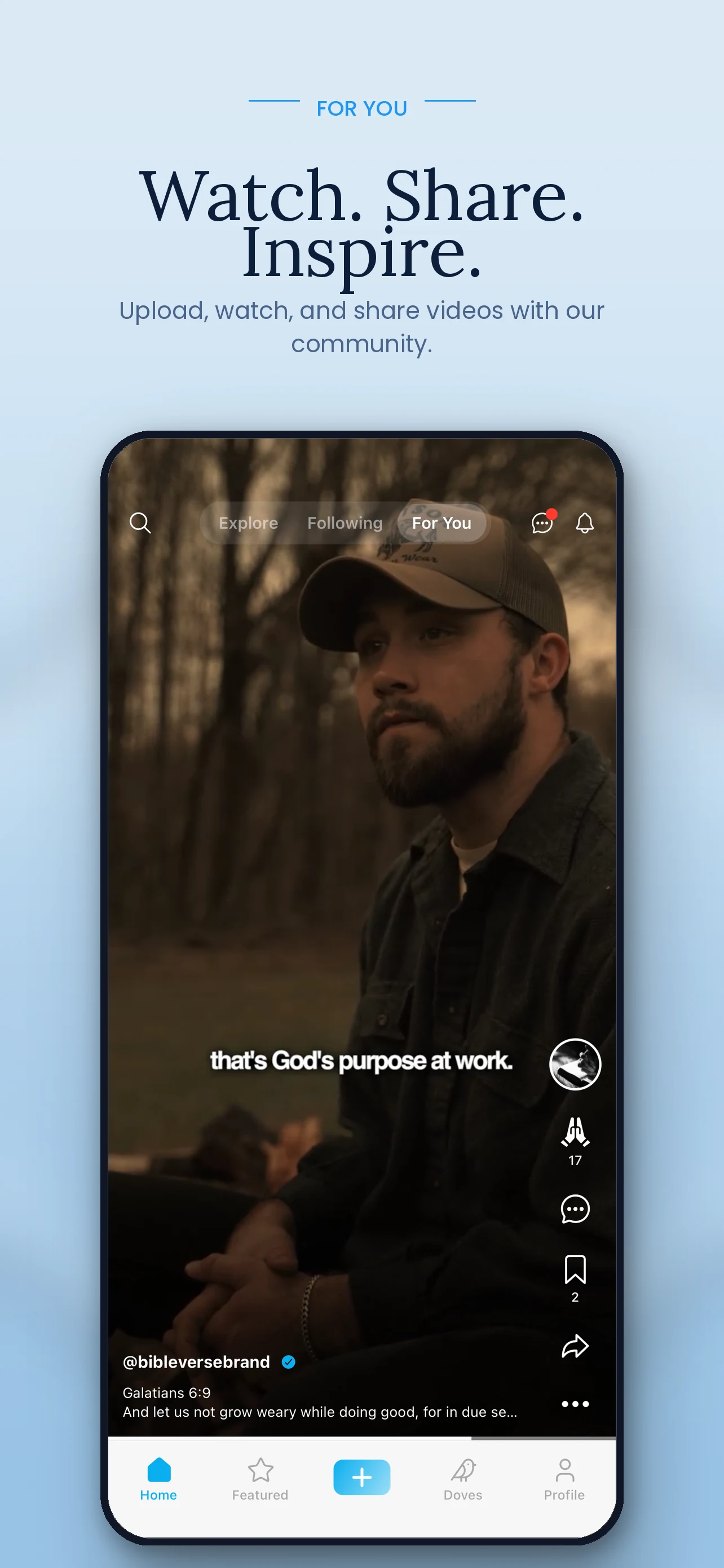 theWell Christian Social Media screenshot
